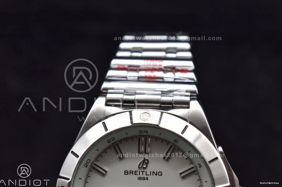 Factory 532 Chronomat Best Automatic BLS On Edition 1:1 A 40mm Breitling GMT White SS Bracelet Dial HighPerformance 0320